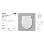 Deska sedesowa RTS ROYAL TOILET SEAT MODEL ANAFI  [D]