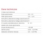 Dolnopłuk z klawiszem START STOP Dual 3/6L (A93 3/8 ")