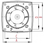 Wentylator ścienny Vega 125