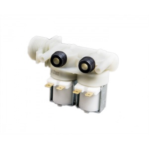 Elektrozawór do pralki dwudrożny wsuwany   22017