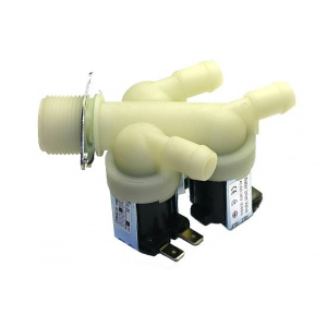 Elektrozawór do pralki trójdrożny prosty   22005