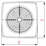 Wentylator ścienny Retis 125