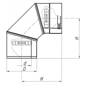 Kolano białe 90st SX-TD...K90B