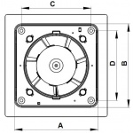 Wentylator ścienny Escudo 125