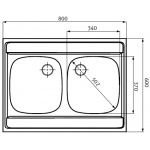 Franke DARIA 720 T 80 x 60