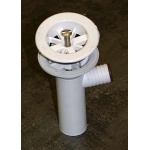 Gniazdo syfonu umywalki z odejściem na pralkę