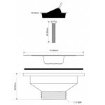 Gniazdo zlewozmywakowe McAlpine SW45RP