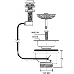 Gniazdo zlewozmywakowe McAlpine PUS113-CP