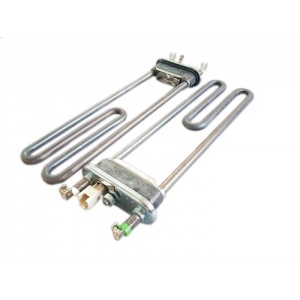 Grzałka 1300W 24 cm szer. guma + koł. otwór + termik   14052