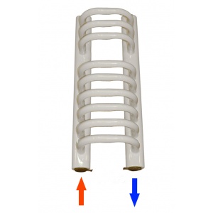 Grzejnik łazienkowy dolnozasilany typ G <br>- wymiar 200x500 mm