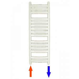 Grzejnik łazienkowy dolnozasilany typ GŁP <br>- wymiar 300x1200 mm