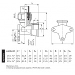 Kolanko PEX skręcane GW z mocowaniem