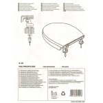 Deska sedesowa KASKADA CERSANIT - ORYGINAł