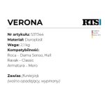 Deska sedesowa VERONA - ROCA Hall Dama Senso [H]