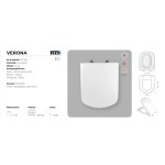 Deska sedesowa VERONA - ROCA Hall Dama Senso [H]