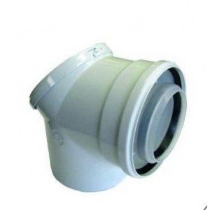 Kolano powietrzno-spalinowe 90 st. z rewizją<br>kod: 7 719 003 382