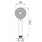 Słuchawka/rączka natrysku Ferro Onda
