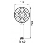 Słuchawka/rączka natrysku Ferro Mattino