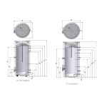 Zasobnik MEGA Z - E.80 N bez wężownicy