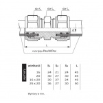Złączka PEX skręcana