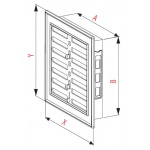 Kratka wentylacyjna EKO T4
