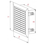 Kratka wentylacyjna Express T101