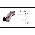 Mimośród exportowy (szeroki) komplet 2 sztuki
