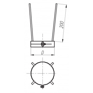 Obejma dystansowa nierdzewna SX-TD...OBD