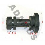 Odbojnik wieszak silnika wirówki wibroizolat DUŻY