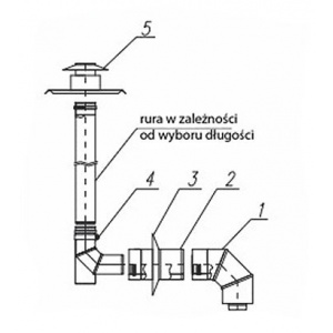 Pakiet kominowy Ariston 60/100
