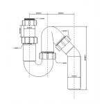 Półsyfon Zlewozmywakowy McAlpine HC6