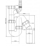 Półsyfon Zlewozmywakowy McAlpine HC8