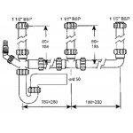 Półsyfon Zlewozmywakowy McAlpine SSK3-50