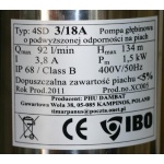 Pompa głębinowa 4SDM 3/18A
