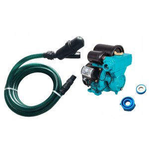 Pompa mini hydrofor ze zbiornikiem 1 litr do deszczówki ZESTAW do mauzera, beczki, oczka wodnego