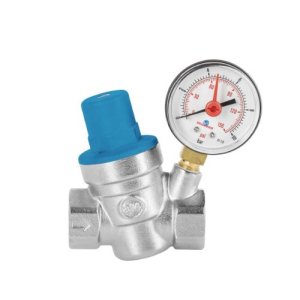 Reduktor ciśnienia wody 1/2 " z manometrem