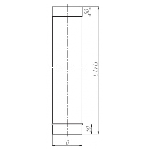 Rura nierdzewna 1m SX-WN...SG