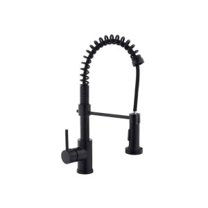 Bateria kuchenna stojąca Zegor SAP4-G090KB czarna z wyciąganą wylewką