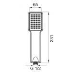Słuchawka/rączka natrysku Ferro Quadro
