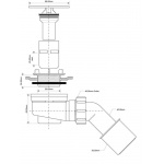 Syfon brodzikowy McAlpine HC252588B