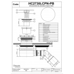 Syfon brodzikowy McAlpine HC2730LCPN-PB