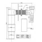 Syfon Pralkowy McAlpine HCWM50V