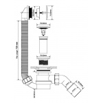 Syfon wannowy McAlpine HC2600CL