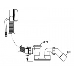 Syfon wannowy McAlpine HC3100-S1B