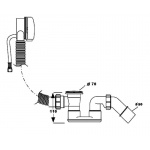 Syfon wannowy McAlpine HC3100CC
