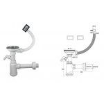 Syfon Zlewozmywakowy Akces 19045P