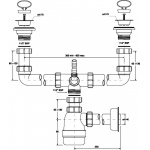 Syfon Zlewozmywakowy McAlpine CDBAWW-P