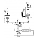 Syfon Zlewozmywakowy McAlpine HC7HC12-POL2-25
