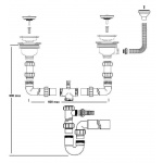 Syfon Zlewozmywakowy McAlpine HC7HC12DR-POL1