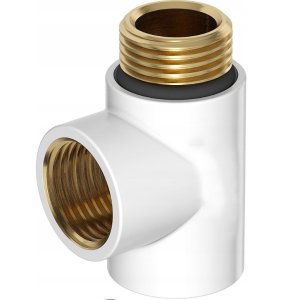 Trójnik grzejnikowy 1/2 biały